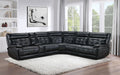 Hewitt Dual Power Reclining Sectional - Pay Less Furniture (NJ)