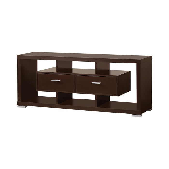 Casey 2-drawer Rectangular TV Console Cappuccino - Pay Less Furniture (NJ)
