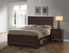Kauffman California King, Eastren King, & Queen Panel Bed Dark Cocoa - Pay Less Furniture (NJ)