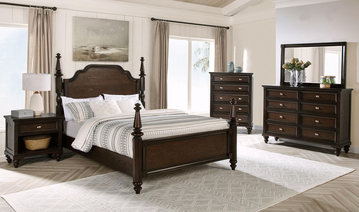 Andover Four-Poster Panel Bed - Pay Less Furniture (NJ)