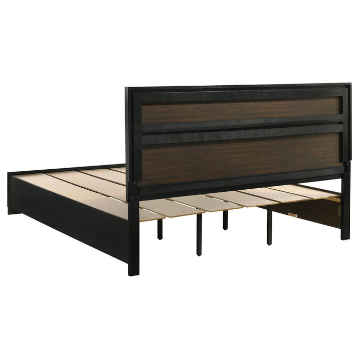 Miranda Panel Platform Storage Bed