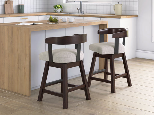 Haddigan Counter Height Barstool (Set of 2) - Pay Less Furniture (NJ)