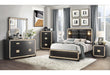 BLAKE-BLACK/GOLD-KB DR MR 2 NS CH - Pay Less Furniture (NJ)