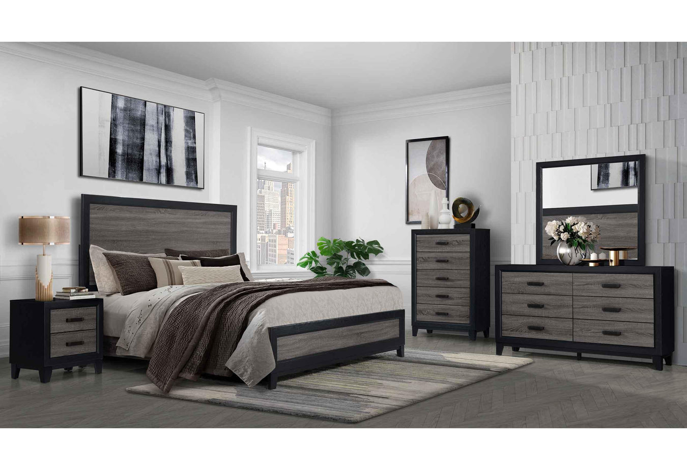 Lisbon Grey/Black Collection