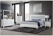 LUCCIA WHITE QUEEN BED GROUP WITH LED - Pay Less Furniture (NJ)