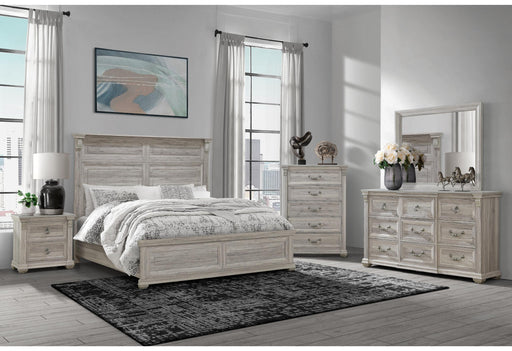 TATUM NATURAL KING BED GROUP WITHOUT STORAGE - Pay Less Furniture (NJ)