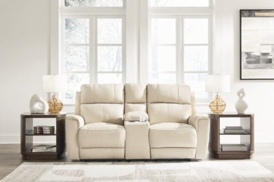 Dahlmoore Power Reclining Loveseat with Console - Pay Less Furniture (NJ)