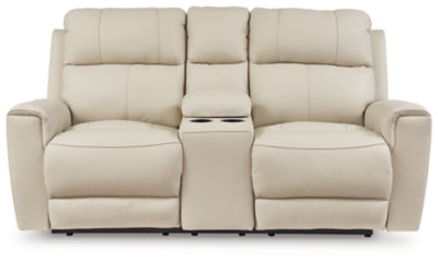 Dahlmoore Power Reclining Loveseat with Console - Pay Less Furniture (NJ)
