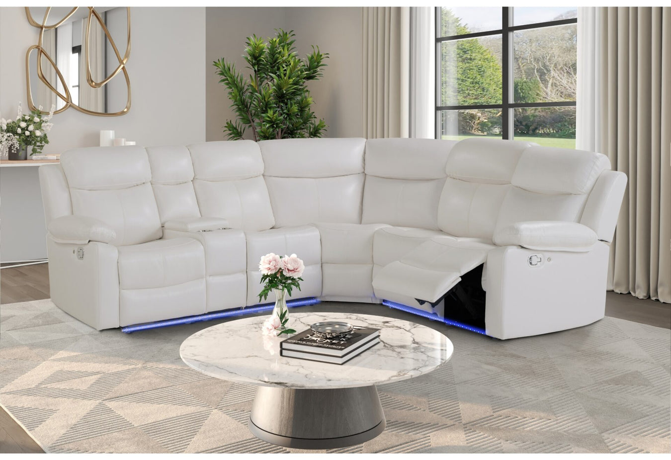 Rubberwood/Metal/Fabric