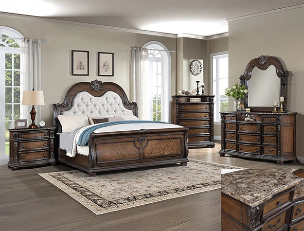 Stanley Dresser Mirror-Coffee Brown
