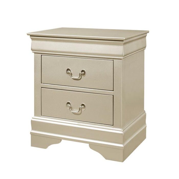 Crown Mark Louis Philip Nightstand in Champagne image