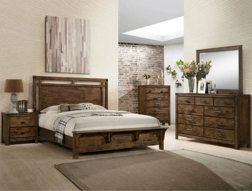 Crown Mark Furniture Curtis Night Stand in Rustic image