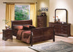 Crown Mark Furniture Louis Philip Full Bed in Dark Cherry image