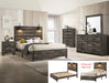 Crown Mark Furniture Carter 2 Drawer Nightstand in Brown image
