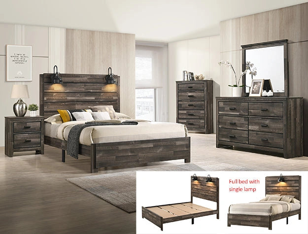 Crown Mark Furniture Carter 5 Drawer Chest in Brown image