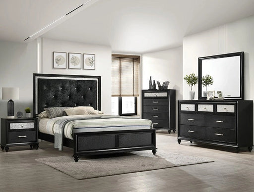 Crown Mark Furniture Lila 5 Drawer Chest in Black image