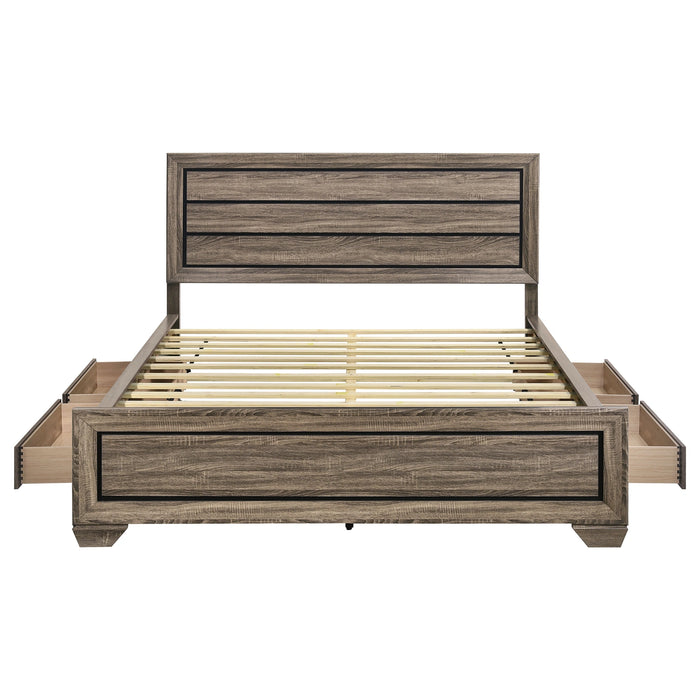 Kauffman Panel Platform Storage Bed