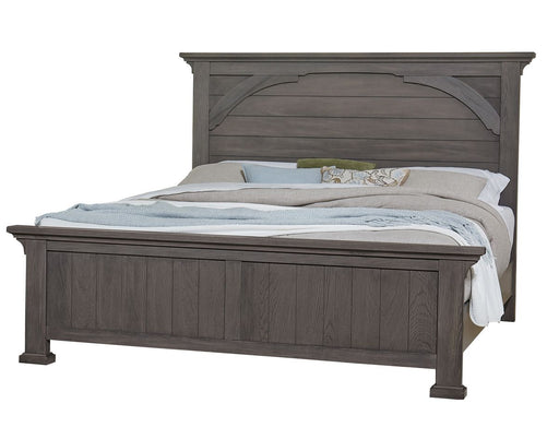 Vaughan Bassett Vista Queen Mansion Bed in Grey Oak image