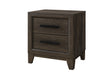 HARMONY BROWN NIGHTSTAND - Pay Less Furniture (NJ)