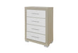 EMMA NATURAL/WHITE CHEST - Pay Less Furniture (NJ)