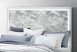 NAOMI SILVER MARBLE QUEEN BED WITH LED - Pay Less Furniture (NJ)