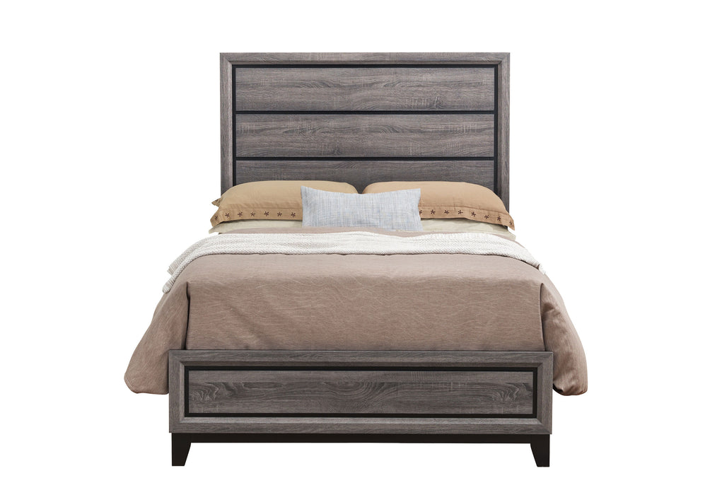 KATE GREY FULL BED - Pay Less Furniture (NJ)