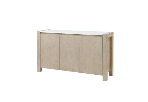 D1321 BUFFET W REAL MARBLE TOP - Pay Less Furniture (NJ)
