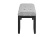 D1319 LT GREY BENCH - Pay Less Furniture (NJ)