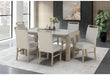D1321DT+D1321DC LIGHT GREY - Pay Less Furniture (NJ)