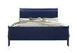 CHARLIE BLUE KING BED WITH LED, DRESSER, MIRROR, NIGHTSTAND - Pay Less Furniture (NJ)