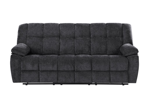 U6000 BLACK RECLINING SOFA - Pay Less Furniture (NJ)