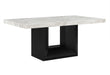 D02 DINING TABLE + 4 D03DC BLACK - Pay Less Furniture (NJ)