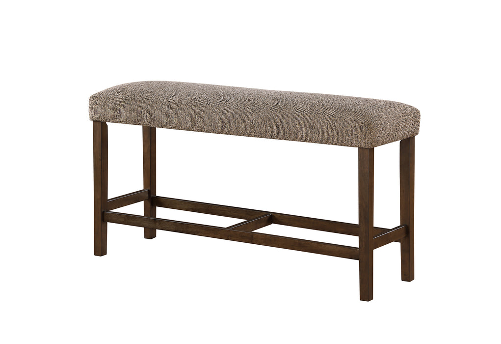 D4355 BROWN BAR TABLE BENCH - Pay Less Furniture (NJ)
