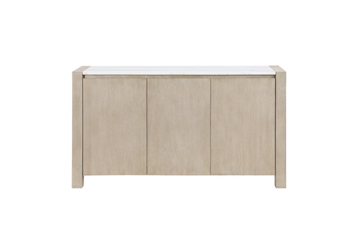 D1321 BUFFET W REAL MARBLE TOP - Pay Less Furniture (NJ)
