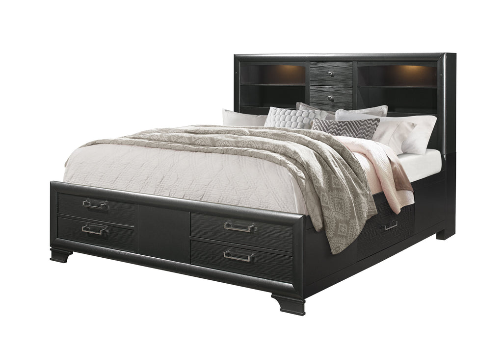 JORDYN GREY KING BED GROUP - Pay Less Furniture (NJ)