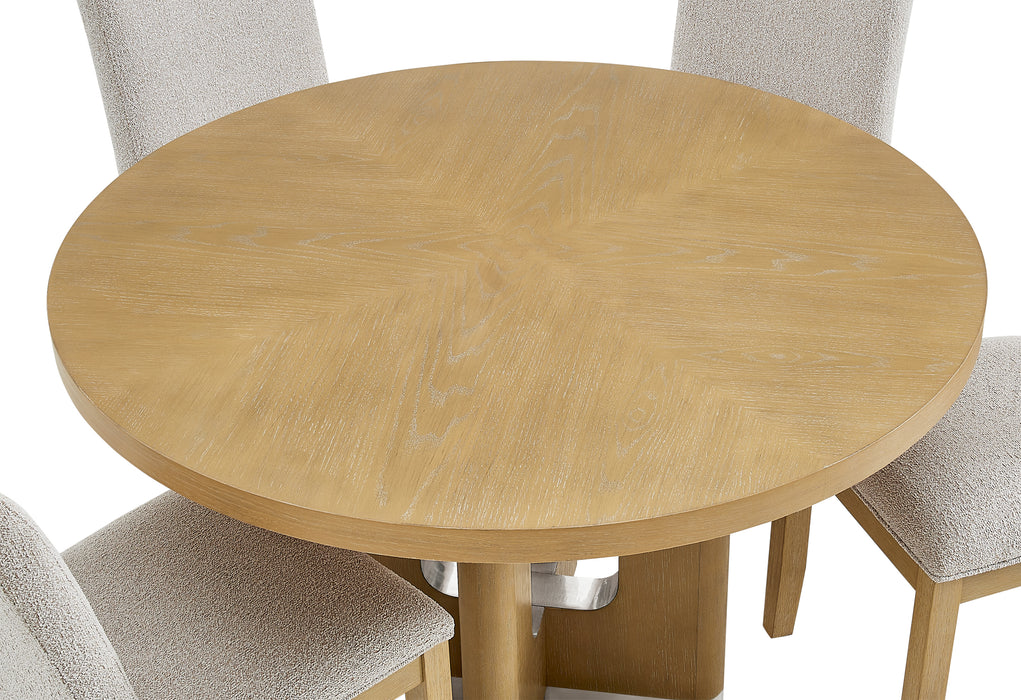 D3124 NATURAL DINING TABLE 48" - Pay Less Furniture (NJ)