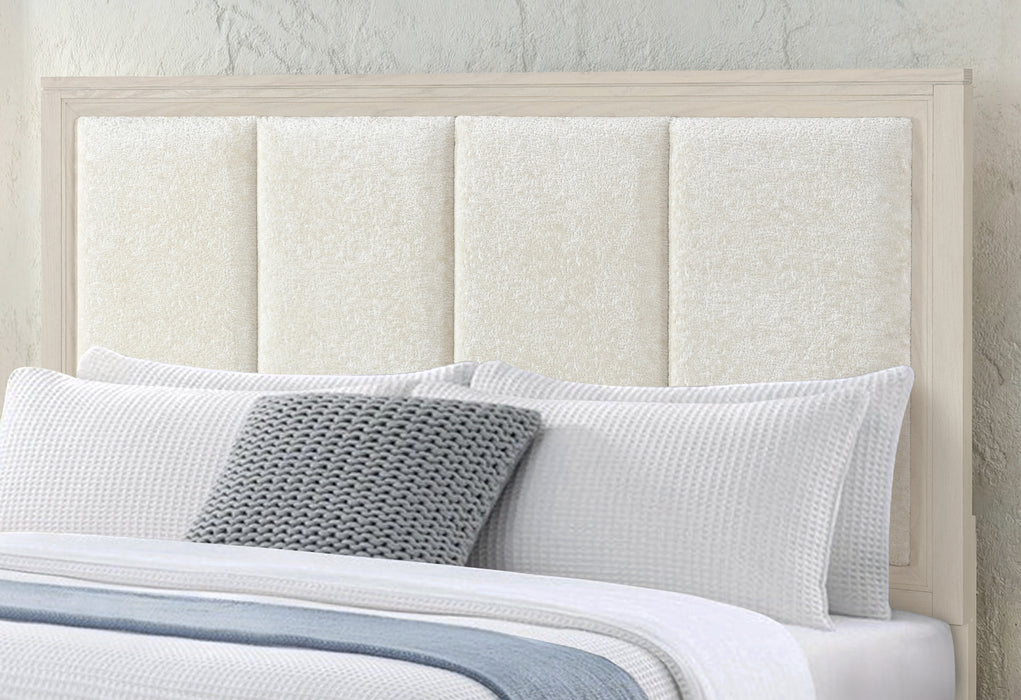MARIAH BEIGE QUEEN BED - Pay Less Furniture (NJ)