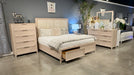 MARIAH BEIGE FULL BED - Pay Less Furniture (NJ)