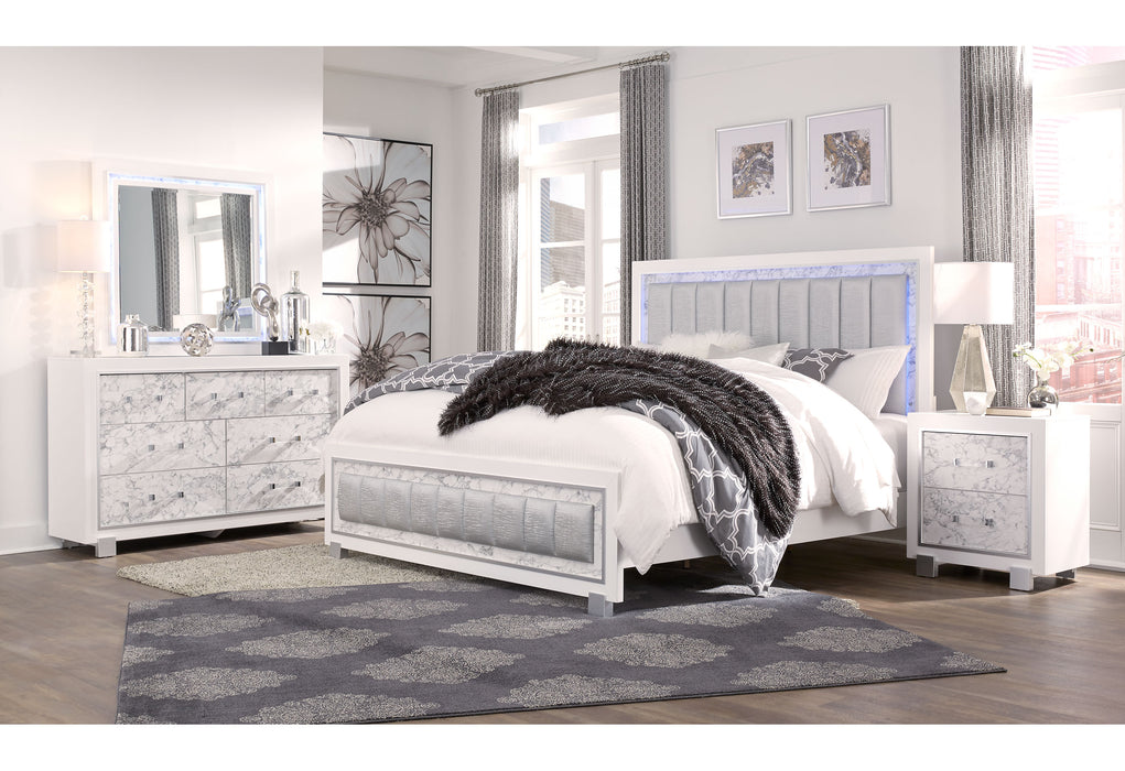 SANTORINI WHITE CHEST - Pay Less Furniture (NJ)