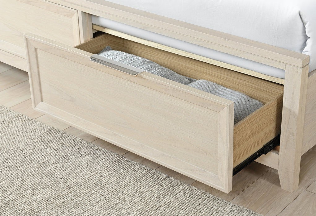 MARIAH BEIGE QUEEN BED - Pay Less Furniture (NJ)