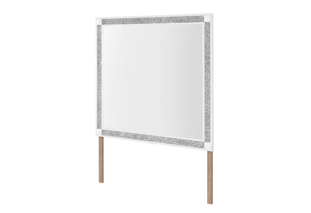 SOLEIL WHITE MIRROR - Pay Less Furniture (NJ)