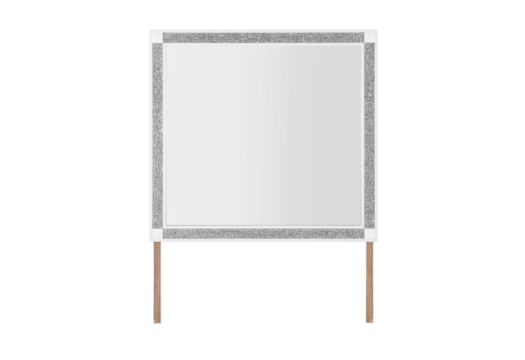 SOLEIL WHITE MIRROR - Pay Less Furniture (NJ)