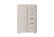 CLARA BEIGE SLIDING DOOR CHEST - Pay Less Furniture (NJ)