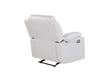 U6026 BLANCHE WHITE GLIDER RECLINER WITH LED - Pay Less Furniture (NJ)