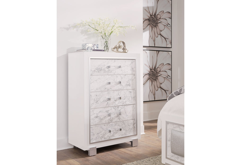 SANTORINI WHITE CHEST - Pay Less Furniture (NJ)