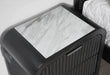 BECKETT WHITE/BLACK KING BED GROUP WITH COOLER & SPEAKER - Pay Less Furniture (NJ)