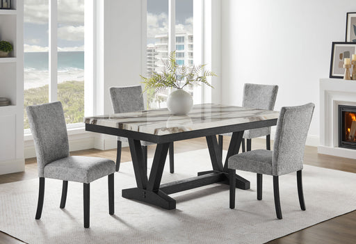 D1319DT BLK/WHT AND 8 D1319DC LT GREY - Pay Less Furniture (NJ)