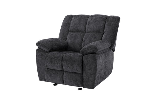 U6000 BLACK GLIDER RECLINER - Pay Less Furniture (NJ)