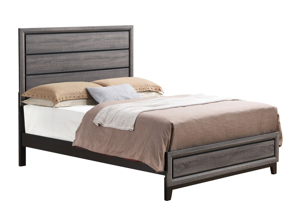 KATE GREY FULL BED - Pay Less Furniture (NJ)