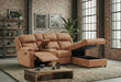 U6980 BROWN SECTIONAL - Pay Less Furniture (NJ)
